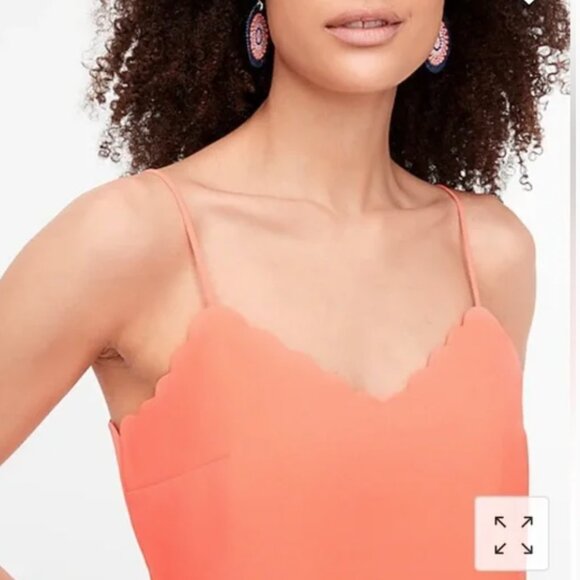 J Crew Factory Scalloped Top - Picture 4 of 4